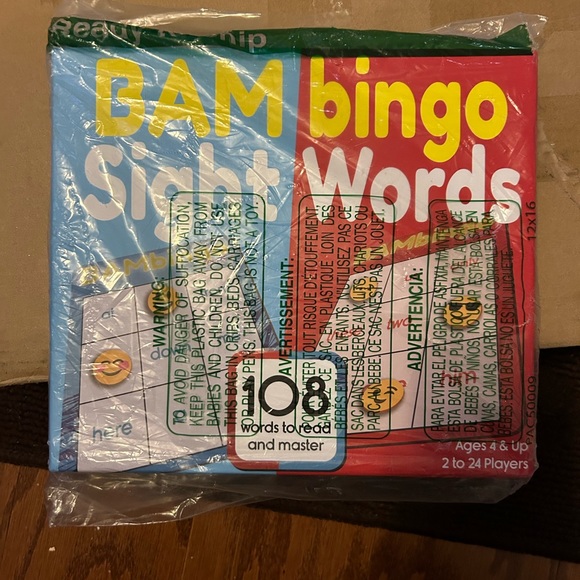 THE BAMBINO TREE Sight Word Bingo Game Level 1 and 2 Learn to Read Vocabulary - Picture 2 of 8